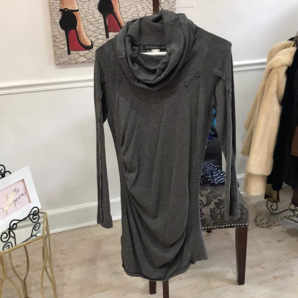Clothes head sweater dress